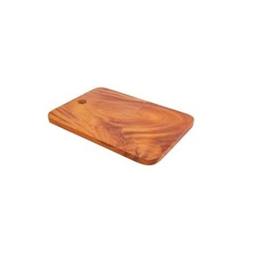 Planche à découper classique en bois rectangulaire avec poignée pour couper les légumes et la viande, fabriquée à la main en bois massif - Product Image 5