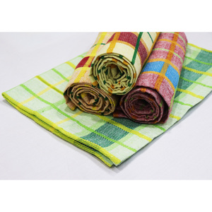 Lightweight Kitchen <b>Cloth</b> 100% Cotton Yarn Dyed Checkered Pattern Towels best <b>absorbent</b> kitchen towels for Brand Promotion - Product Image 3