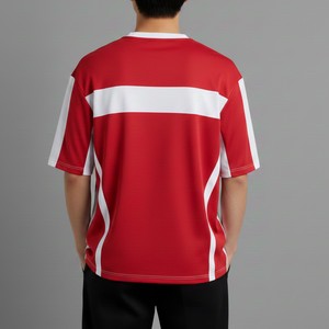 เสื้อยืดโอเวอร์ไซส์ผู้ชาย สตรีทแวร์สไตล์คนเมือง ทรงหลวม ผ้าฝ้าย ใส่สบาย น้ำหนักเบา เหมาะสำหรับฤดูร้อน - Product Image 2