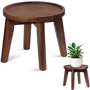 Support à plantes sur piétement en teck artisanal - Vente en gros depuis l'Inde - Product Image 3