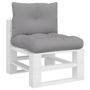 Coussins et oreillers d'extérieur en polyester gris standard résistants à l'eau, coussin de palette - Product Image 3