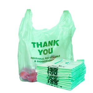 Bolsas de Basura Ecológicas Desechables Biodegradables Compostables con Fuelle Inferior en Rollo HDPE D2W Impresión por Tampografía Sellado Térmico PLASTIC TD 12 - Product Image 2