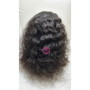 Premium Quality Indian Hair Front <b>Lace</b> <b>Wig</b> Cuticle Aligned Natural Single Donor Remy Transparent for <b>Lace</b> Glueless with Bangs - Product Image 1