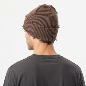 Hawkeye Knitted Beanie Hat Men's Winter Casual <b>Acrylic</b> Warm Cap 56-58CM <b>Letter</b> Pattern Handmade Style - Product Image 4