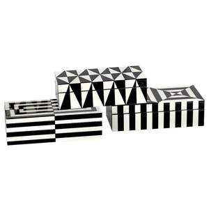 Boîte à bijoux en résine de luxe, incrustée, faite à la main, organiseur décoratif pour cadeaux, boîte à bijoux et décoration intérieure, Craftera Exports - Product Image 3