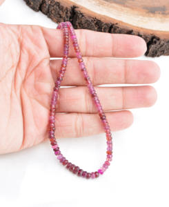 Perles de spinelle rouge naturelle facettées de 3 mm à 6 mm, pierres précieuses naturelles pour la création de bijoux fins - Product Image 4