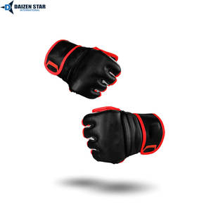 Guantes de MMA de Cuero con Agarre para las Manos y Cierre de Velcro para Adultos en MMA y Boxeo - Product Image 3