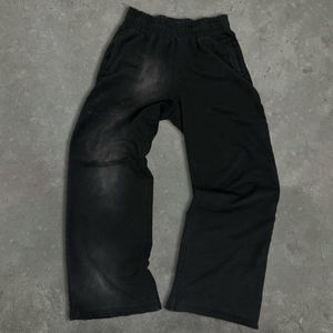 Men's Tracksuit <b>Cropped</b> Acid Wash Oversized Full <b>Zip</b> <b>up</b> Hoodie and Sweatpants for Men - Product Image 3