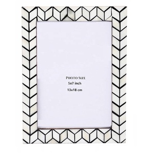 New Arrival Bone Inlay Picture Frame for Desk Tabletop Living Room Display Showcase Photo Frame <b>Table</b> <b>Wall</b> Photo Frame Decor - Product Image 2