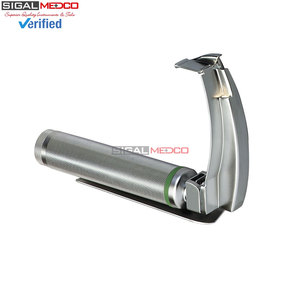 Set de Laringoscopio Manual de Fibra Óptica de Acero Inoxidable Alemán, de Alta Calidad, con Certificación CE, para Uso Hospitalario en Cirugía General, Duradero - Product Image 5