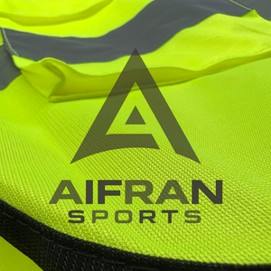 Chaleco Reflectante de Seguridad de Alta Visibilidad AIFRAN, Logotipo Personalizado, Ropa de Trabajo de Alta Visibilidad para Construcción, Malla con Múltiples Bolsillos, Venta al Por Mayor - Product Image 4