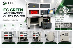 เครื่องตัดเพชร CNC เลเซอร์สีเขียวความแม่นยำสูงรุ่นใหม่ สำหรับการแปรรูปเครื่องประดับชั้นดี พร้อมประสิทธิภาพการทำงานที่เสถียรและระบบระบายความร้อนที่มีประสิทธิภาพ - Product Image 4
