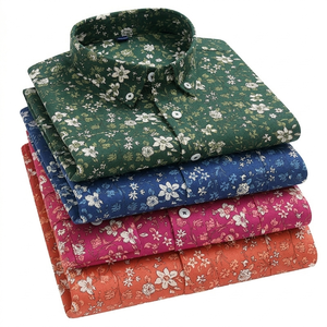 เสื้อเชิ้ตผู้ชายลำลอง ผ้าฝ้ายอ๊อกซ์ฟอร์ด 100% กระดุมแถวเดียว ปกคอพับ ไซส์ใหญ่พิเศษ 7XL เป็นมิตรกับสิ่งแวดล้อม แห้งเร็ว ลายพิมพ์แฟชั่น แขนยาว - Product Image 4