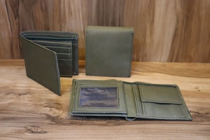 Newly Launched Customized Best Quality Top Selling 100% Genuine Cow Leather Bi-fold <b>Wallet</b> at Factory Price - Product Image 6