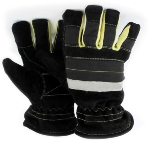 Guantes de Rescate de Cuero Ignífugos y Aislantes del Calor, Diseño Portátil, Flexible y Transpirable, con Esquinas Reforzadas, para Bomberos y Extricación - Product Image 5