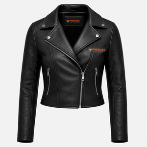 Chaquetas de Cuero para Mujer, Cuello Alto, Forro de Cuero, Cálidas para Invierno, Acolchadas, Transpirables, Servicio OEM ODM - Product Image 3
