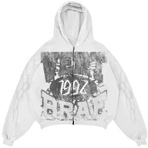 เสื้อฮู้ดดี้สตรีทแวร์ผู้ชายผ้าฟลีซคอตตอน 100% คุณภาพดีเยี่ยม หนานุ่ม พิมพ์ลายคุณภาพสูง ระบายอากาศได้ดี เหมาะสำหรับฤดูหนาว ขายส่ง - Product Image 1