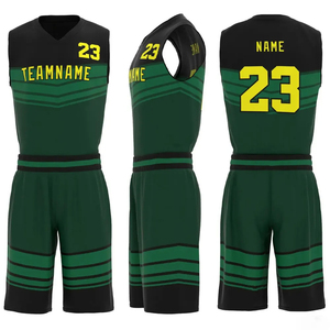 High Quality Custom Basketball Uniforms 3D Design with Team Name & Number Breathable Plus Size for Adult & Youth Wholesale Sizes - Product Image 5