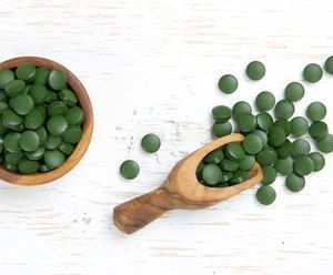 Poudre de spiruline naturelle Warrly 99% pure, extrait à l'extraction par solvant, extrait végétal de qualité alimentaire, en vrac, OEM, contenant en plastique, pot Mason - Product Image 1