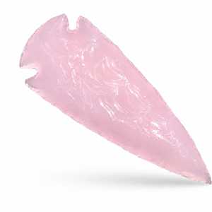 Puntas de Flecha Talladas a Mano en Cristal de Cuarzo Rosa Natural de 4 Pulgadas, Venta al Por Mayor, Cristal Curativo, Feng Shui - Product Image 5