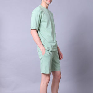 Nouvel ensemble deux pièces décontracté pour homme : T-shirt respirant en coton à manches courtes et short assorti – Collection été 2026 - Product Image 4