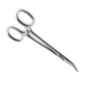 Pinces hémostatiques courbées 11,5 cm en acier inoxydable, instrument chirurgical pour le serrage des vaisseaux sanguins en dentisterie et en médecine - Product Image 6