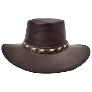 Sombreros de Vaquero de Cuero al por Mayor, Hechos a Medida, Nuevo Diseño Personalizado, Unisex, Transpirables, Premium, Ecológicos para Exteriores - Product Image 3