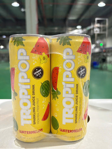 Bebida Gaseosa de 330 ml con Sabor a Frutas Tropicales, Botella OEM ODM Filtrada con Varios Sabores de Frutas: Melocotón, Mango, Sandía - Product Image 2