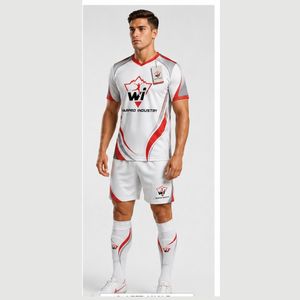 Uniforme de Fútbol Personalizado, Ropa Deportiva para Equipos, Jersey y Pantalones Cortos de Fútbol Transpirables y Ligeros Diseñados para Entrenamiento de Fútbol - Product Image 6