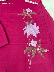 Conjunto de Kurti y Pantalón de Algodón con Bordado, Última Colección, Ropa Informal, Proveedor Mundial - Product Image 2