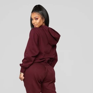 Sudaderas con Capucha Personalizadas al por Mayor para Mujer, Sudaderas de Manga Larga, Sudaderas Cortas para Invierno - Product Image 4