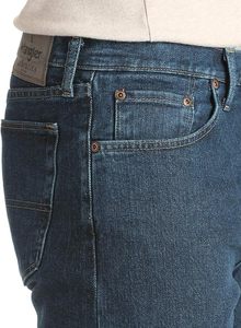 Shorts de Mezclilla Azul Oscuro para Hombre, Corte Clásico, Largo Medio, Mezcla de Algodón, Ropa Casual de Verano - Product Image 2