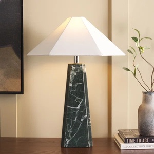 Designer Accent Lamp Featuring Bold Angular Silhouette Soft Warm <b>Illumination</b> And Sophisticated Decorative Home Appeal - Product Image 2
