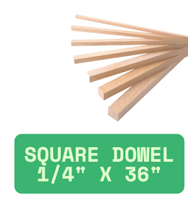 Premium Solid Square Wood Dowel for Furniture Making DIY Projects Cabinet Supports Home Woodworking Projects square wood dowel - Product Image 2