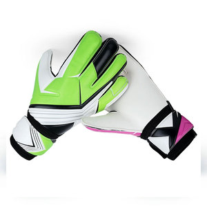 Football Goalkeeper Gloves Full Finger PU Material Non Slip Breathable Adjustable Wrist <b>Strap</b> Unisex Sports Gear - Product Image 2