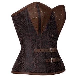 Corsets Vintage pour Femmes, Sexy, Sculptants, Respirants, Modernes, en Brocart, pour Grandes Tailles - Product Image 6