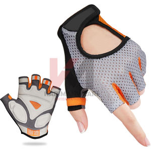 Guantes de Ciclismo de Carretera para Hombre, Transpirables, Antideslizantes, sin Dedos, con Acolchado de Gel Absorbente de Impactos, Ligeros - Product Image 1