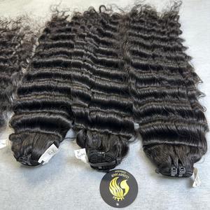 CDYHAIRVN Lujoso Cabello Humano Vietnamita de Una Sola Capa, No Remy, Crudo, en Paquetes, Densidad Completa, Patrón de Ondas Profundas, Sin Procesar, Directo de Fábrica - Product Image 2