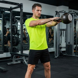 Camiseta Deportiva para Hombre de Alta Calidad, Tejida en Poliéster/Algodón, Transpirable, de Secado Rápido, Ecológica, para Entrenamientos, Corte Ajustado, Manga Larga - Product Image 6