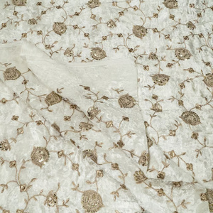 SQ <b>embroidery</b> <b>fabric</b> sequin <b>fabric</b> embroidered kaftan <b>fabric</b> <b>embroidery</b> abaya <b>fabric</b> lace <b>fabric</b> boutique fashion wholesale bulk - Product Image 4