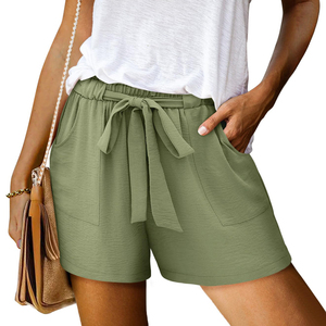 Shorts d'été coupe classique respirants 100 % coton à séchage rapide coupe-vent tendance pour femme – Plusieurs couleurs disponibles – Meilleures ventes - Product Image 2