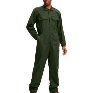 Safety <b>Working</b> Custom <b>Men</b> High Vis <b>Overalls</b> Workwear Plain High Quality Coverall <b>Working</b> Boiler Suit Cheap Price - Product Image 1
