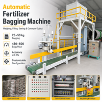Équipement d'emballage automatique de poudre et d'engrais granulaires à moteur électrique, capacité de production de 480 à 600 sacs/heure