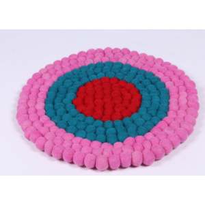 Ensemble de tapis d'intérieur en feutre rond - Product Image 1