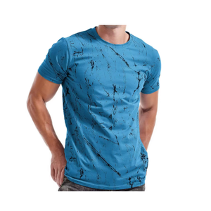 เสื้อยืดพิมพ์ลายผู้ชาย ผ้าฝ้าย 100% ทรงโอเวอร์ไซส์ ระบายอากาศได้ดี เป็นมิตรกับสิ่งแวดล้อม รับผลิตตามสั่ง (OEM) พร้อมสกรีนโลโก้ ขายส่ง - Product Image 4