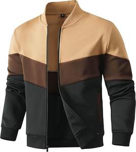 Unisex Casual Spring Satin Windbreaker 100% Cotton <b>Waterproof</b> Breathable Quick Dry <b>Thin</b> Athletic Varsity <b>Jacket</b> Front Logo High - Product Image 1