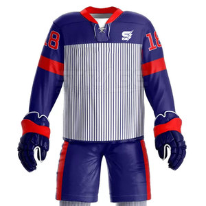 Uniforme de Hockey sobre Hielo de Poliéster Transpirable y Elegante, Corte Atlético para Hombres y Clubes/Escuelas/Actividades de Equipo para Adultos - Product Image 4