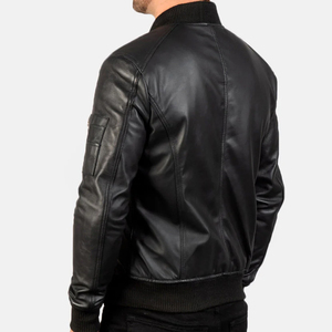 Chaqueta de Cuero Personalizada para Hombre, Nueva Llegada, Chaqueta de Cuero Genuino para Invierno, Material Duradero y Elegante - Product Image 4