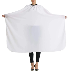Cape de Barbier Personnalisée, Manteaux de Coiffeur, Vêtements de Travail pour Salon de Beauté, Pongee Résistant à l'Eau, Écologique, Anti-Adhérent, Haute Qualité Saaqaans - Product Image 1
