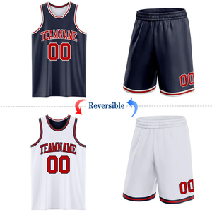 Maillot de basket-ball réversible personnalisé, vêtements de sport à séchage rapide, fournisseur - Product Image 2